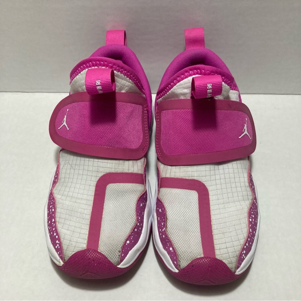 Nike Jordan Kids Girls Size 13.5c Pink White GUC